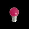 Ampoule LED - LED B22 DECO - Rose - 0,5 Watts - Intérieur/Extérieur - Design Contemporain