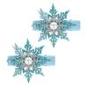 2/6Pcs/Set Hair Clips Christmas Theme Xmas Tree Snowflake Deer Decor Hairpins Festive Atmosphere Hair Pins