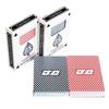 Hoony Gamble Premium Club Special JJ Grid Pattern Hold’em Playing Card Poker Size 2-piece Set, Popular Korean Game