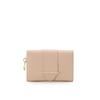 Thavasa Petit Trifold Wallet Center Bar Motif Card Case Beige [Samantha Choice]