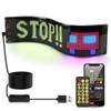 Custom Programmable LED Sign USB 5V Bluetooth Logo Light Text Pattern Animation Pixel Block Display Car Scrolling Advertising