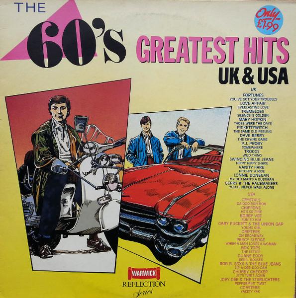 LP Record VARIOUS - The 60's Greatest Hits UK & USA WW2006 Warwick Records 1985 UK Pop Used