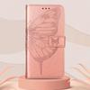 3D Emboss Retro Big Butterfly Pattern Leather Phone Wallet Case Stand For Oppo Find X5 Vivo V21 OnePlus Realme Card Slot Magnetic Flip Book Cover Bags
