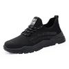 New Men's Safety Shoes Anti-crush Anti-puncture Anti-slip Steel-toed Shoes Breathable Protective Women's Safety Work Shoes
