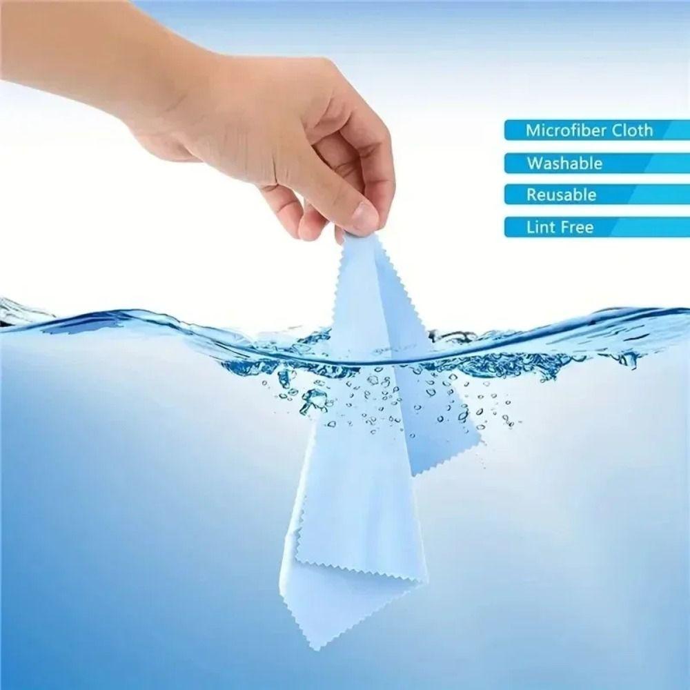 Random Color Cleaning Cloth Square Phone Screen Cleaning Wipes Soft Glasses Cleaner
