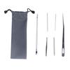 6PCS Paracord Stitching Set Stainless Steel Lacing Needles Smoothing Tool for DIY Paracord Work