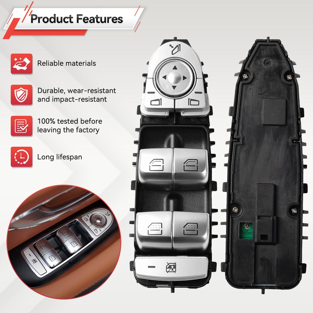 Electric Power Master Window Control Switch For Mercedes Benz E S Class W222 W213 2229052004 A2139054803 A2229052004 2139054803