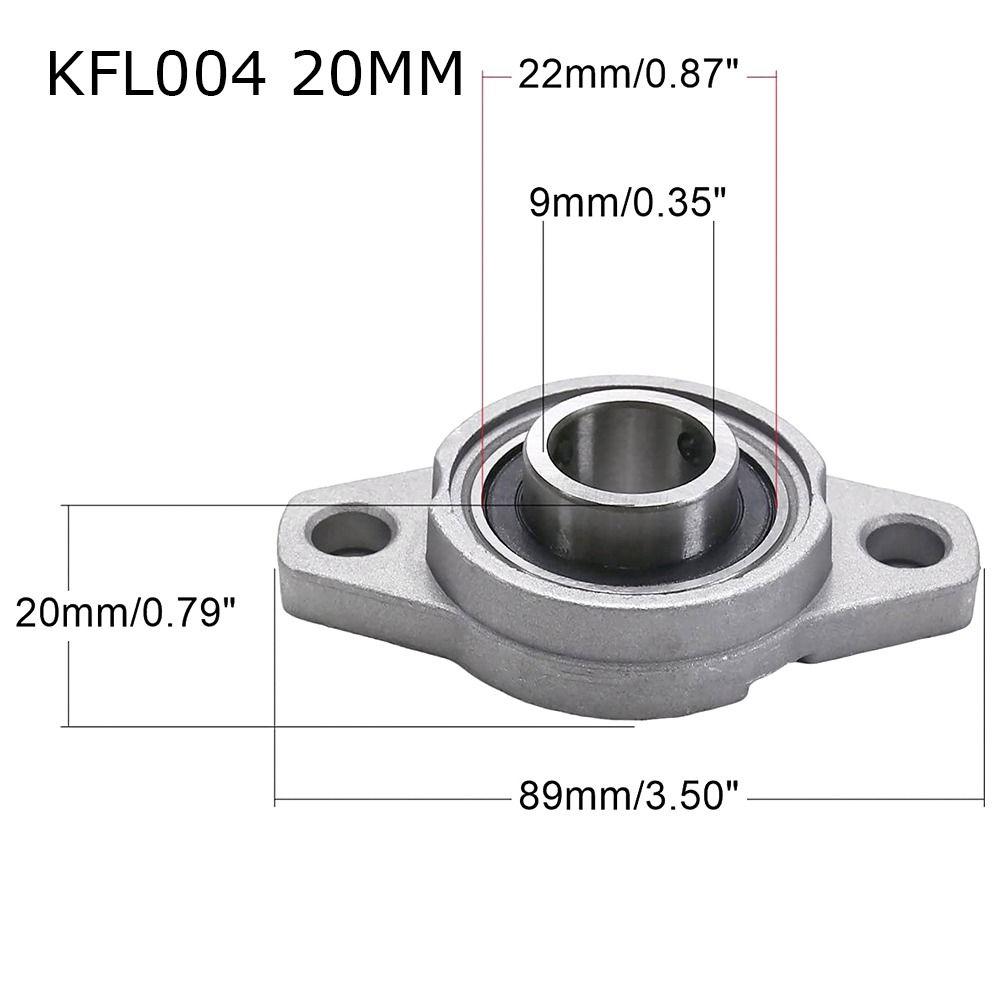 8mm 10mm 12mm 15mm Rhombic Thrust Bearing Pillow Block Bearing KFL08 KFL10 KFL12 KFL15 ZINC Alloy
