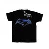 DC Comics Mens Batman V Superman Battle Silhouette T-Shirt