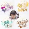 Luxury Accessories Kids Girls Gum Flower Headdress Elastic Rubber Band Hair Ties Bowknot Hair Rope
