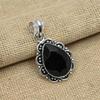 Black Spinel Gorgeous Gemstone 925 Solid Sterling Silver Handmade Jewelry Pendant