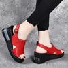 Wedge Platform Sandals Fashion Retro Romen Beach Shoes Ladies Casual Peep Toe Soft Comfortable Sandalias De Mujer 2024