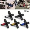 Aluminum Motorcycle Rear Passenger Foot Pegs Pedals Footrest Scooter Foot-Peg Motorbike Pedal Modification 2pcs /set