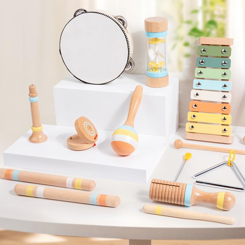 Children's Wooden Orff Instrument Set: Early Education Percussion Music Toy