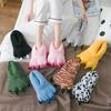 Women Men Winter Warm Indoor Slippers Funny Animal Paw Monster Claw Shoes Kid Baby Girls