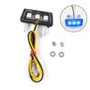 12V Motorcycle License Plate Led Light Waterproof Motorcycle License Light