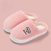 Order Two Size Up 1 Pair Lightweight Women Home Slippers Soft Bottom Durable Cute Pattern Fluffy Home Slippers
