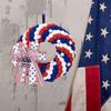 Independence Day Wreath Front Door Red White And Blue Wreath Door Sign For Home House Memorial Day Ornament