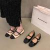 Premium French Mary Jane Women's Shoes 2025 New Autumn Small Fragrant Single Shoes Flat Small Leather Shoes Gentle and Fashionable