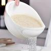 Plastic Rice Washing Bowl With Strainer Efficiently Wash Small Grains And Kitchen Gadgets