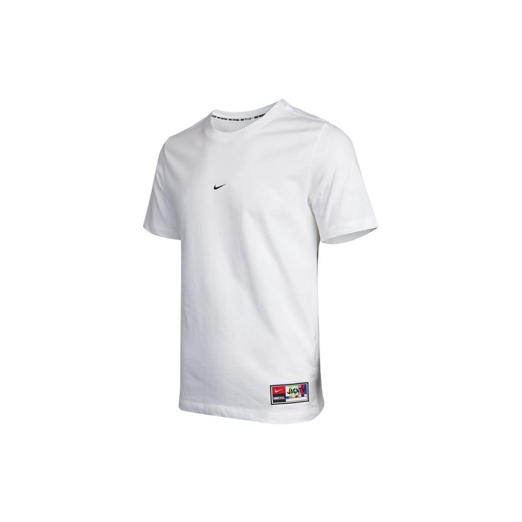 Nike FC Seasonal Graphic Print Sports Crew Neck Short Sleeve T-Shirt Men Tops White DH3703-100