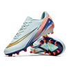 Ronaldo Gold-plated Seamless Fly-woven Football Shoes, Youth Spikes, Artificial Grass Game Training Shoes