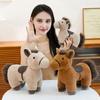 Horse Plush Doll Soft Stuffed Animal Toy Realistic Pony Desk Ornament Classic