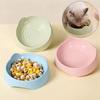 1-2Pcs Pet Dog Cat Food Bowl Cat Water Feeding Bowl Durable Plastic Standing Ear Threaded Pet Bowl Feeder Pets Accessories