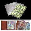 Banknotes Holder PVC 3-Slot Paper Money Collection Album Paper Money Protective Bag Loose Leaf Sheet for Collector