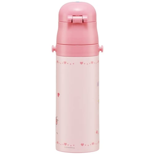 Skater (SDC4) [.co.jp Exclusive] Sanrio Kids' Water Bottle, 470ml, Direct Drinking, Stainless Steel, My Melody, Kid-Friendly, Lightweight, Vacuum Insu
