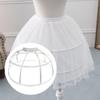 Women's Crinoline Underskirt Lolita Wedding Bridal Slip for Gown Prom