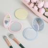 Double-Sided Hand-Held Mirror Mini Pocket Mirror Simple Make-Up Mirror Student