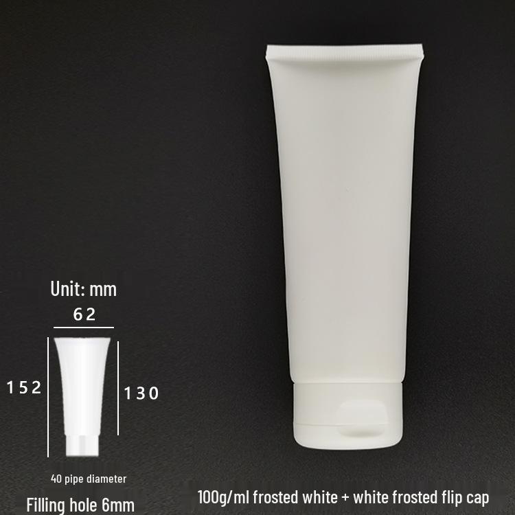 100ml Pearl White Frosted Skin Care Cosmetic Sub-Bottle Packaging