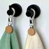 2PCS/4PCS/6PCS Multifunctional Household Bathroom Small Storage Clip Cotton Woven Rope Kitchen Towel Holder Cloth Hanger