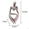Abstract Desktop Sculpture Thinker Style Collectible Figurines Bookshelf Decor Birthday Gift