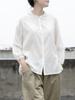 Women White Spring Shirts Button Long Sleeve Soft Blouses Loose Women Clothes Casual Tops Shirts