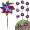 1/10X Bird Repellent Reflective Windmill Anti Bird Wind Spinner for Garden Orchard