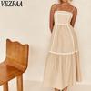 Women's Fashion Summer Spring Sleeveless Suspenders High Waist Casual Dresses