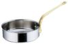 Endo Shoji Commercial Super Denji Saute Pan 24cm Stainless Steel Pot for Induction Cooker Made In Japan AST97024
