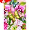 Diamond Embroidery Flowers 5d Diamond Painting Full Drill Round Flower Picture