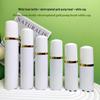 White Foaming Bottle for Eyelash Mousse, Toothpaste, or Facial Cleanser - Available In 30ml and 60ml with Press-to-Foam Dispenser and Brush.