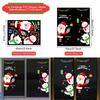 Cartoon Christmas Window Glass Stickers 2025 Christmas Decoration for Home Living Room Wall Decor 2025 Happy New Year Stickers