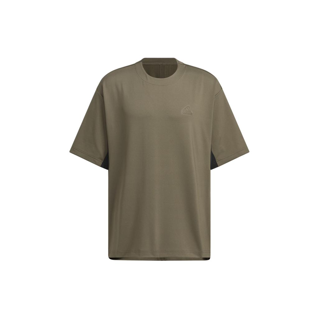 Adidas Future Style Short Sleeve T-Shirt Quick Dry Sports Casual Crew Neck Men Tops Tree-Branch-Brown JI9883