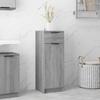 Bathroom Cabinet - Classic - Sonoma Grey - 32x34x90 Cm - Engineered Wood - 1 Drawer