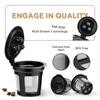 1-10Pcs Reusable Coffee Filter Cup Stainless Steel Filter Mesh Three Holes Coffee K-cups for Ninja CFP201/CFP301 Coffee Makers