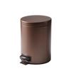 Metal Bathroom Waste Basket Soft Close Step Trash Can Removable Liner Indoor Outdoor Wastebasket Household Commercial Use 1.3