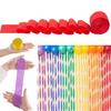 3 Roll Crepe Paper Cuttable Crepe Paper Streamers Backdrop Decor for Wedding