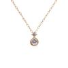 Diamond Necklace Yellow Gold Simple Jewelry K10 10K Gold [Shinyo] Women's