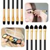 10PCS Fashion Makeup Tool Lip Eyebrow Eyeshadow Brush Double-head Sponge Stick Eyeliner Applicator