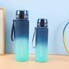 1 Liter Large Capacity Sports Water Bottle Leak Proof Colorful Plastic Cup Drinking Outdoor Travel Portable Gym Fitness Jugs Lyp014